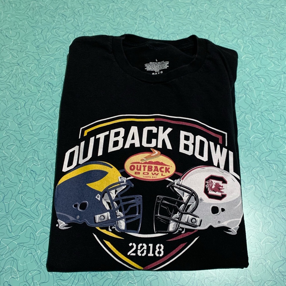U of M outback bowl t shirt